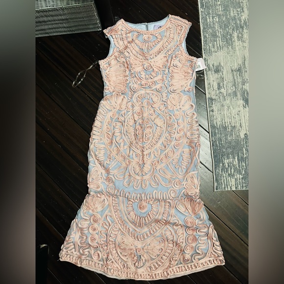 JS Collections Soutache Mesh Ball Gown Dress 16 - Picture 5 of 7